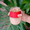 Wine FREEZEâ„¢ Cup in Red Glitter Single by HOST