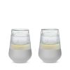 Glass FREEZEâ„¢ Wine Glass (set of two) in Gray by HOSTÂ®
