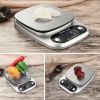 Digital Kitchen Food Diet Scale, Multifunction Weight Balance 22lbs 1g Kitchen Scale Stainless Steel Weighing Scale