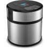 3 Pint Ice Cream Maker with Digital Timer; Stainless Steel