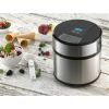 3 Pint Ice Cream Maker with Digital Timer; Stainless Steel