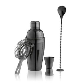 Gunmetal Black Barware Set by TrueÂ®