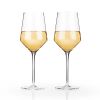 Raye Crystal Angled Chardonnay Glasses ViskiÂ®