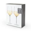 Raye Crystal Angled Chardonnay Glasses ViskiÂ®