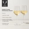 Raye Crystal Angled Chardonnay Glasses ViskiÂ®