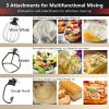 5.3 Qt Stand Kitchen Food Mixer 6 Speed with Dough Hook Beater