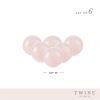 Rose Quartz Wine Gems Set of 6 by TwineÂ®