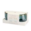 Aqua Bubble Stemless Wine Glass Set by TwineÂ®