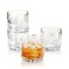 Deco Beau Crystal Lowball Tumblers ViskiÂ®