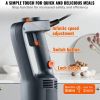 VEVOR Commercial Immersion Blender, 750W 16" Heavy Duty Hand Mixer, Variable Speed Kitchen Stick Mixer with 304 Stainless Steel Blade
