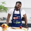 I Smoke Meat Not Weed Funny Aprons For Men