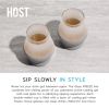 Glass FREEZEâ„¢ Sipping Glass (set of two) in Gray by HOSTÂ®