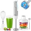 Hand Blender, 5 in 1 Multi-Purpose Immersion Blender set, 1100 watts 12 Adjustable Speed Stick Blender