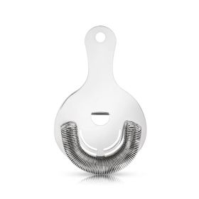 Harrison Hawthorne Strainer in Silver ViskiÂ®