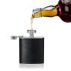 Monte Carlo 6 oz Faux Leather Flask