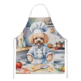 Poodle The Chef Apron Cooking Kitchen Server Baking Crafts Gardening for Adult Women Men