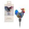Rooster Glass Bottle Stopper