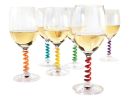 Spring Silicone Wine Charms