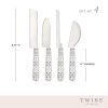 Tiles Cheese Knife Set by TwineÂ®