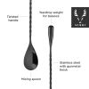 40cm Gunmetal Weighted Barspoon by ViskiÂ®