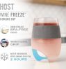 Wine FREEZEâ„¢ Cooling Cups in Blue (set of 2) and lids by HOS