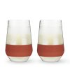 Wine FREEZEâ„¢ XL in Terra Cotta (set of 2) by HOSTÂ®