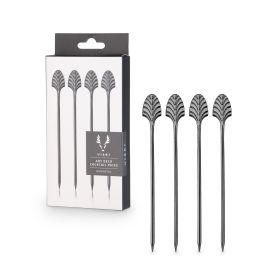 Gunmetal Deco Cocktail Picks by ViskiÂ®
