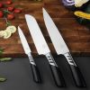 CHUSHIJI Knife Set, 3 PCS Santoku Kitchen Knife Set
