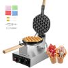Commercial Bubble Waffle Maker, 1400W Egg Pancake Baker Machine
