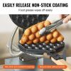 Commercial Bubble Waffle Maker, 1400W Egg Pancake Baker Machine