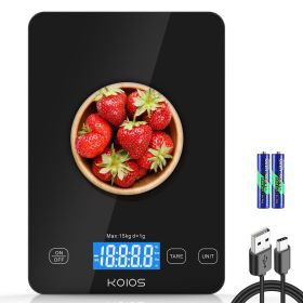 KOIOS Food Scale, 33lb/15kg Digital Kitchen Scale Grams and Ounces