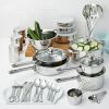 Stainless Steel Cookware and Kitchen Combo Set Culinary Arsenal