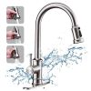 Kitchen Faucet- 3 Modes Pull Down Sprayer Kitchen Sink Faucet