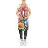 Roses in Watercolor Apron Cooking Kitchen Server Baking Crafts Gardening for Adult Women,Men