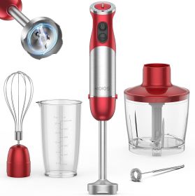 KOIOS 5-in-1 Hand Immersion Blender, 1000W 12 Speed Handheld Blender