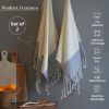 Turkish Hand Towels Set of 2 100% Cotton Kitchen and Bathroom Hand Towels
