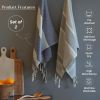 Turkish Hand Towels 2 Pack 100% Cotton Kitchen and Bathroom Hand Towels Decorative Hand Towels