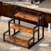 3 layers 12 bottle storage rack for storing syrup, wine, sprits, condiments and more