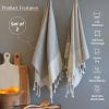 Turkish Hand Towels Set of 2 | 100% Cotton