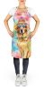 Golden Retriever Hippie Dawg Apron Cooking Kitchen Server Baking Crafts Gardening for Adult Women Men