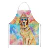 Golden Retriever Hippie Dawg Apron Cooking Kitchen Server Baking Crafts Gardening for Adult Women Men