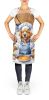 Golden Retriever The Chef Apron Cooking Kitchen Server Baking Crafts Gardening for Adult Women Men
