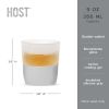 Glass FREEZEâ„¢ Whiskey Glass in Gray (set of two) by HOSTÂ®