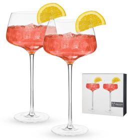 Angled Crystal Amaro Spritz Glasses by ViskiÂ®