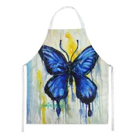 NEW Flutter Butterfly Apron Cooking Kitchen Server Baking Crafts Gardening for Adult Women Men