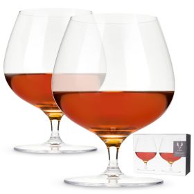 Raye Crystal Wingback Brandy Glasses ViskiÂ®