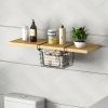 Oceanstar Stackable Metal Wire Storage Basket Set