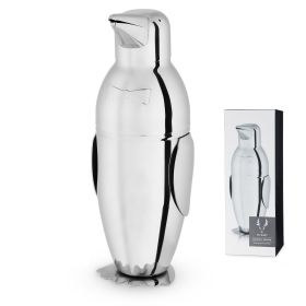 Irving Penguin Cocktail Shaker in Silver ViskiÂ®
