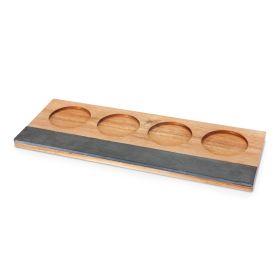 Acacia Wood Wine Flight Board by TwineÂ®