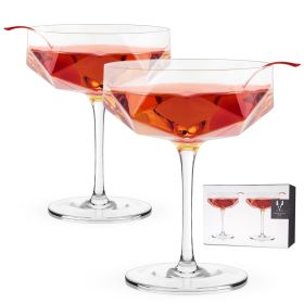 Seneca Faceted Crystal Coupes ViskiÂ®